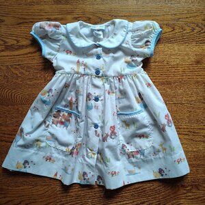 Fairytale dress - 18m - Lulu Bebe - Collar and pocket details